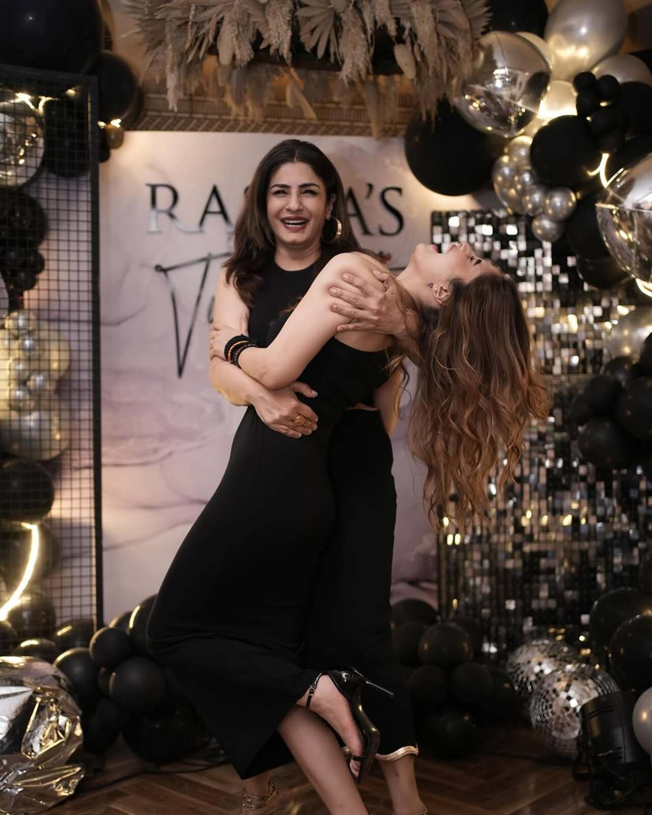 The highlight of the celebration was Rasha and Raveena grooving to the hit song 'Uyi Amma' from the former’s debut movie Azaad.