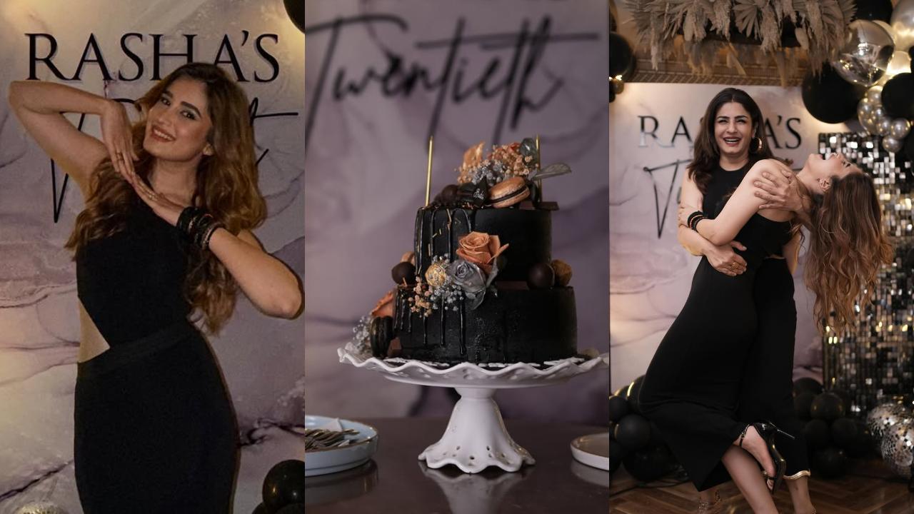Inside pictures of Rasha Thadani’s 20th birthday bash with family and friends 
