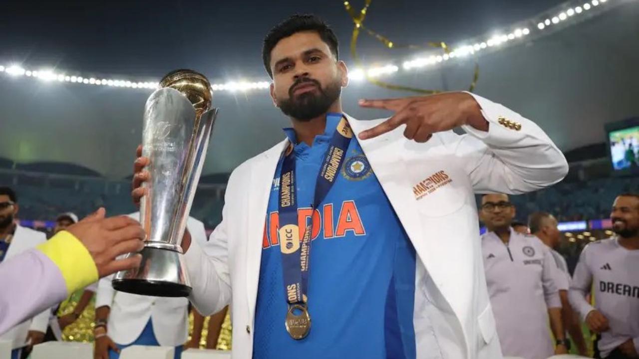 Shreyas Iyer finished the Champions Trophy 2025 as the highest run-scorer for India. Having played all five matches in the marquee event, the right-hander garnered 243 runs with the highest score of 79 runs