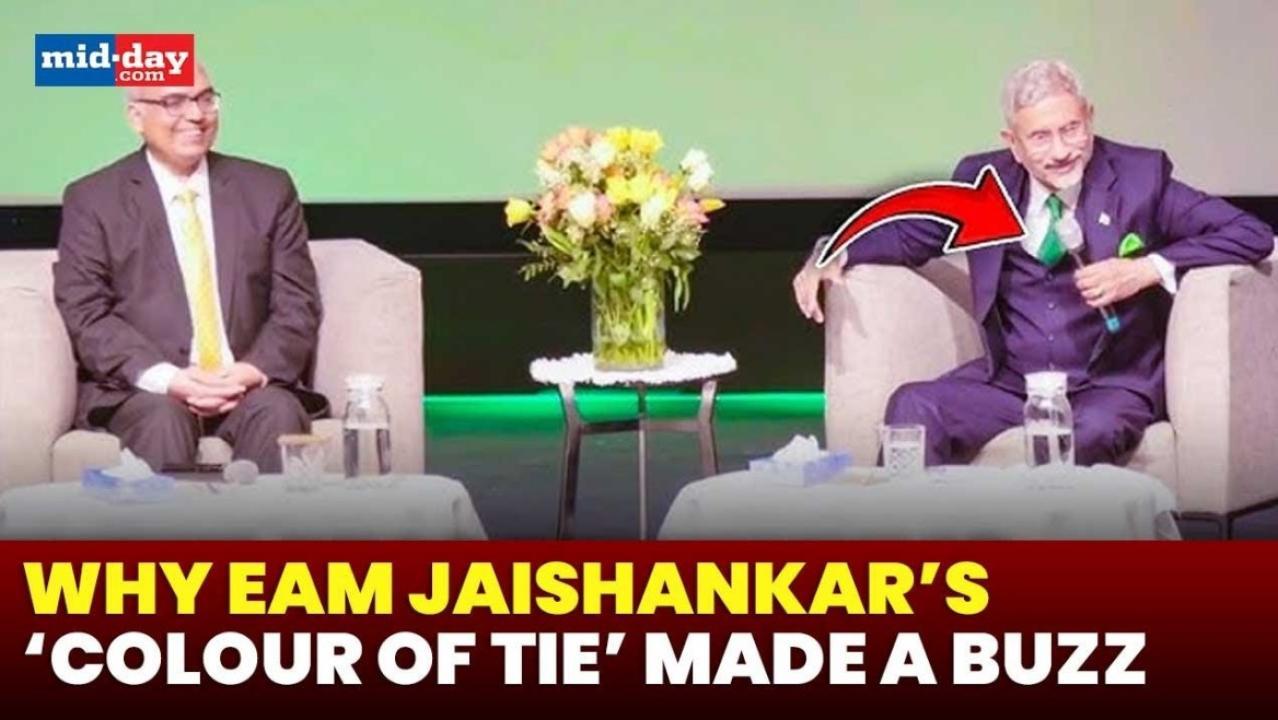 “Some of you may notice…” Why EAM Jaishankar’s ‘Colour of Tie’ made a buzz