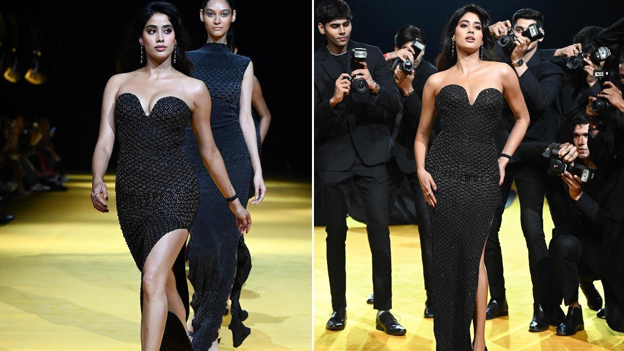 Janhvi Kapoor stuns as showstopper for Rahul Mishra at Lakme Fashion Week 2025
