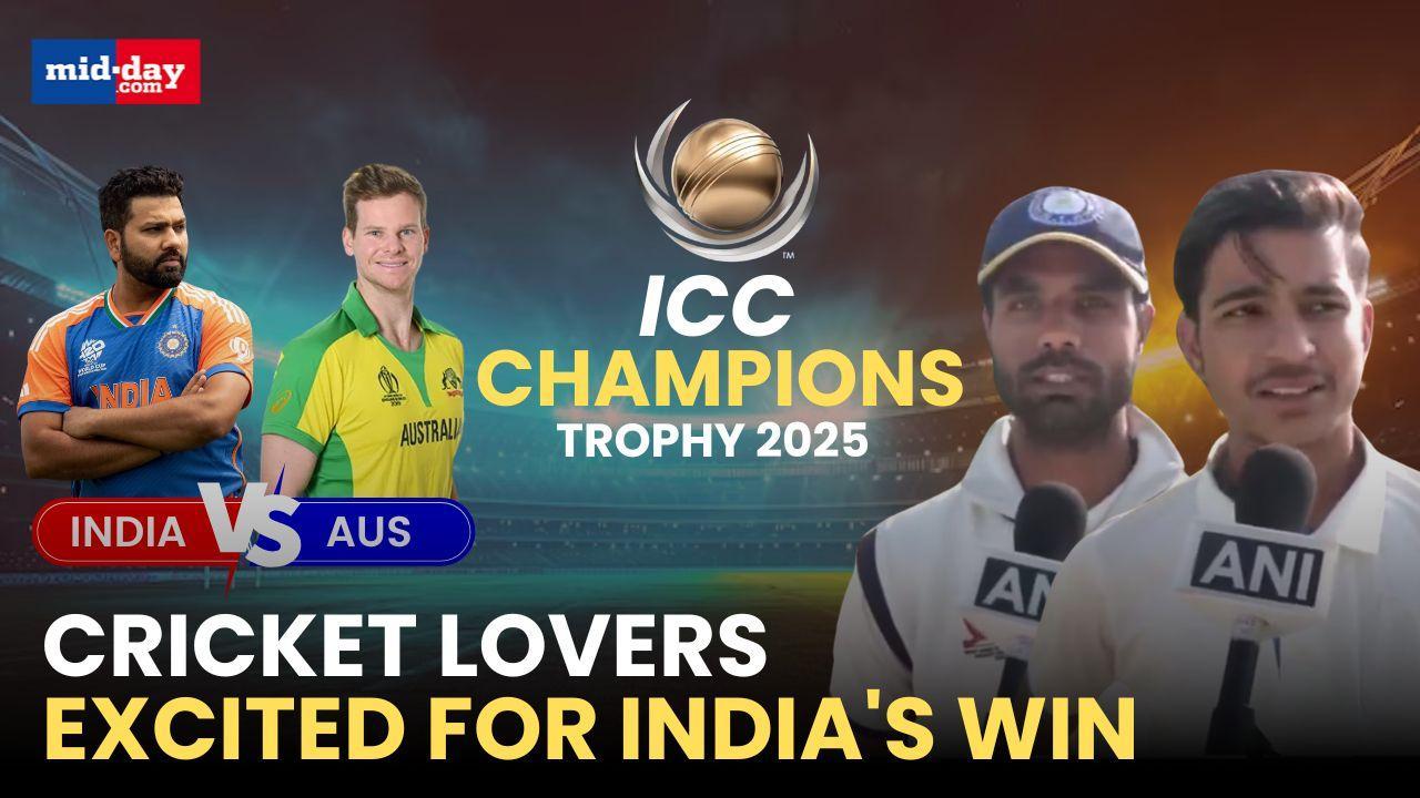 IND VS AUS ICC Champions Trophy 2025: Young cricketers excited to see India win