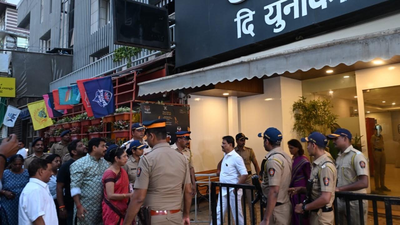 IN PHOTOS: Mumbai cops deployed at event venue where Kunal Kamra performed