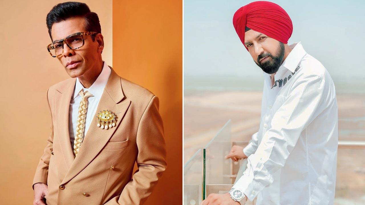 Karan Johar and Gippy Grewal