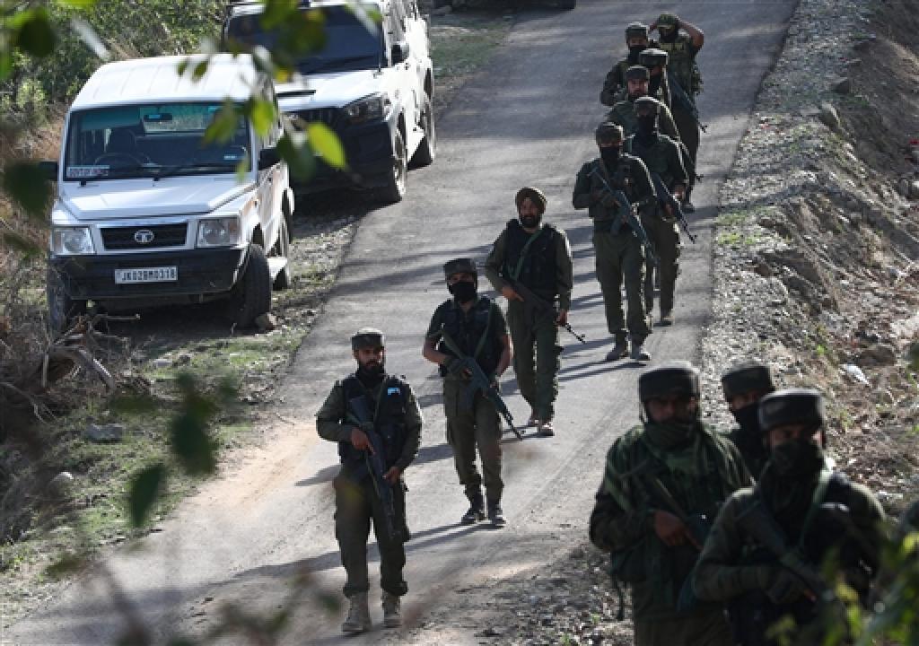 IN PHOTOS: J-K: Security forces exchange fire with terrorists in Kathua