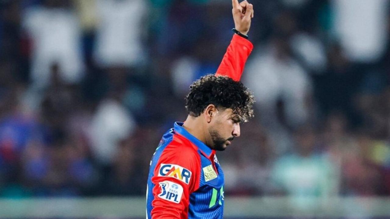 Kuldeep Yadav, bowling a well-tossed delivery outside off, lured Pant into an ambitious lofted shot. The LSG skipper failed to get the connection right, slicing the ball off the bottom of the bat. Faf du Plessis completed a comfortable catch at long-off, sending Pant back to the pavilion without scoring