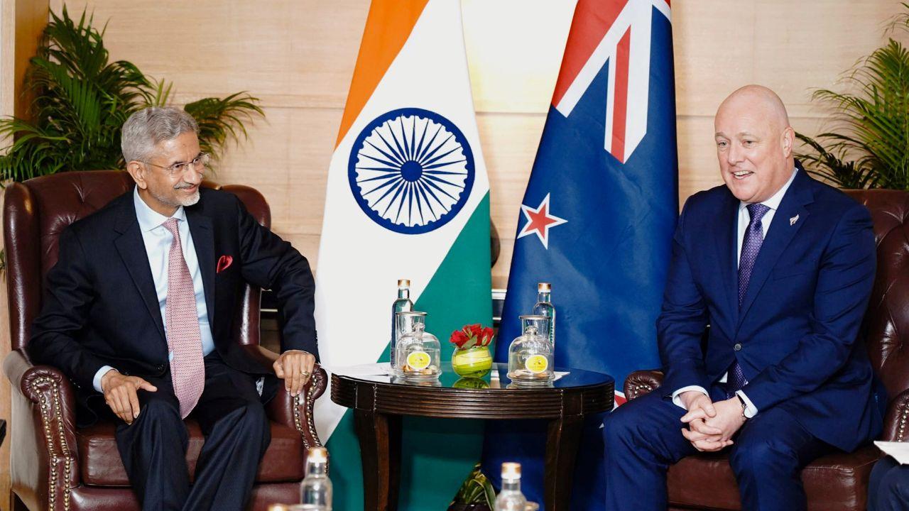 Jaishankar held talks with New Zealand Prime Minister Christopher Luxon during Raisina Dialogue