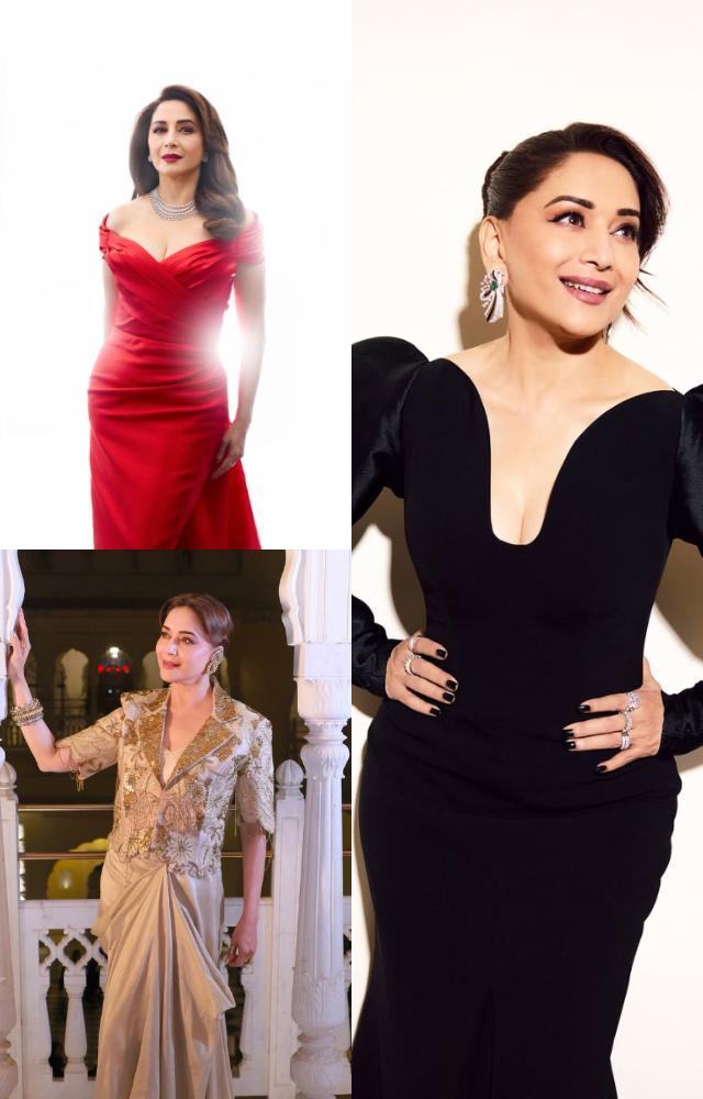Madhuri Dixit`s 4 head-turning looks from IIFA 2025