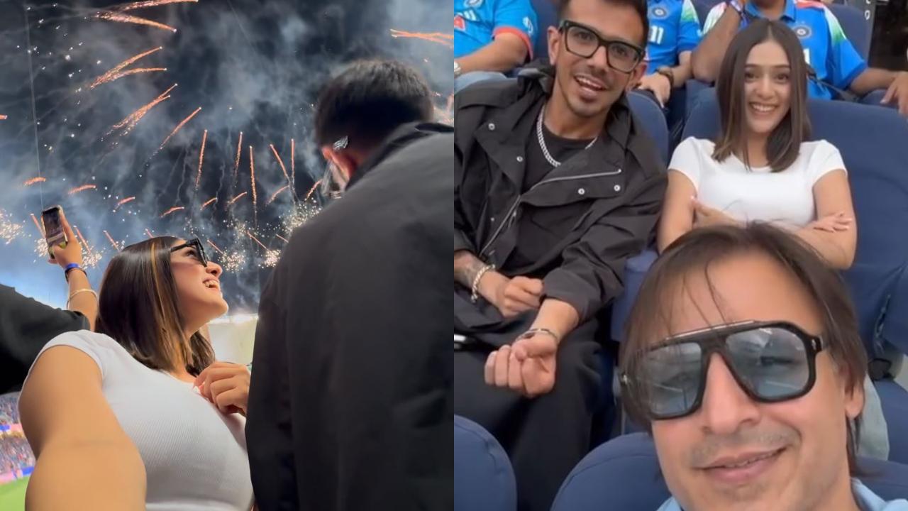 RJ Mahvash shares pics with Yuzvendra Chahal after India wins Champions Trophy