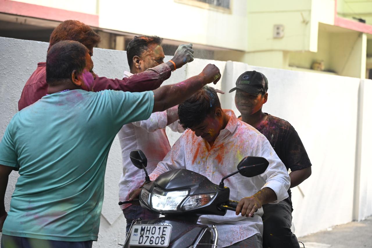 Traditional folk songs and drum beats created an infectious rhythm in the streets.