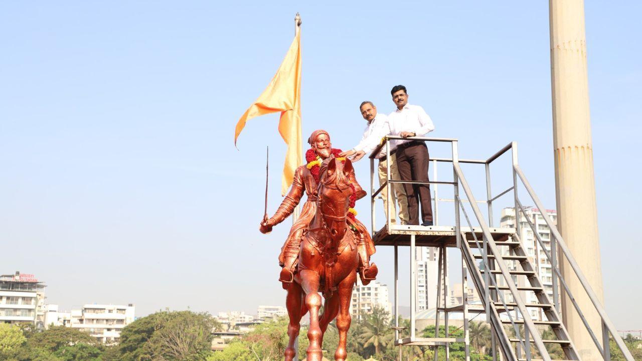 IN PHOTOS: TMC celebrates Shivaji Maharaj Jayanti with procession and tributes