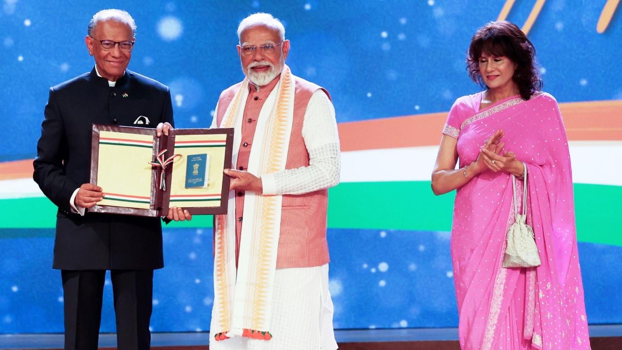 Ramgoolam made the announcement at a community event addressed by PM Modi