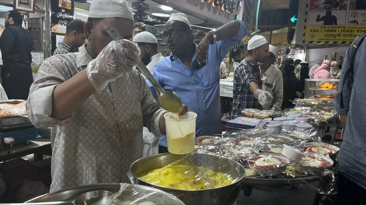 Islamic devotees gather here daily during Ramzan for Iftar and Sehri, immersing themselves in the festive spirit
