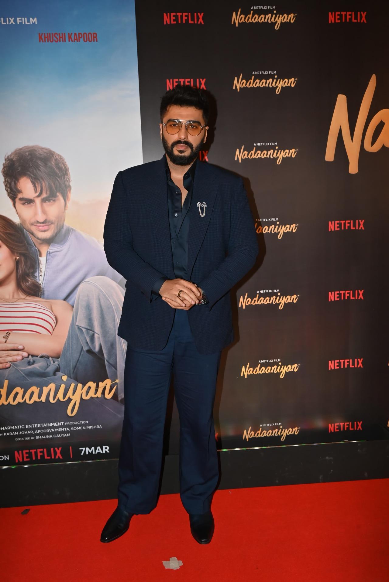 Actor Arjun Kapoor played the doting elder brother for Khushi Kapoor