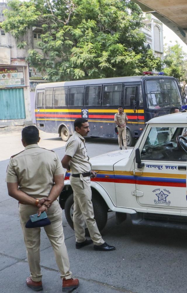 Parts of Nagpur under heavy security cover after violence