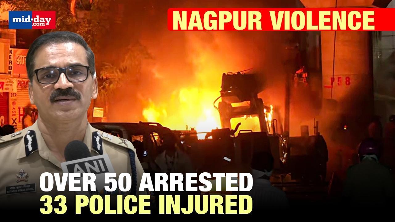 Nagpur violence: Over 50 arrested, 33 police injured - Watch video