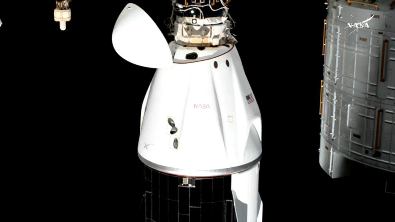 NASA's Nick Hague and Russia's Alexander Gorbunov, who arrived in their own SpaceX capsule last fall with two empty seats reserved for the Starliner duo