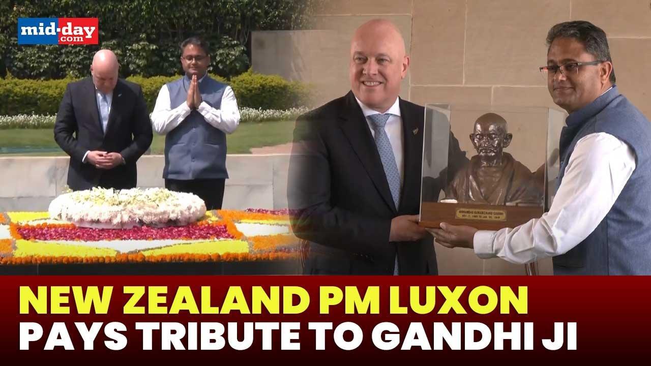 PM Christopher Luxon pays special tribute to Mahatma Gandhi