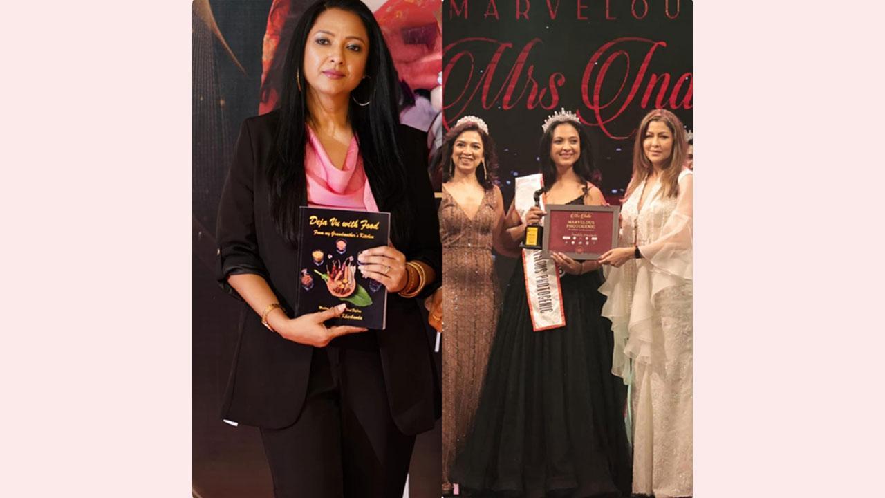Nevedita Kharbanda is the author of culinary book ‘Deja Vu with food’ and has won the title Marvelous Mrs India photogenic 2024.
