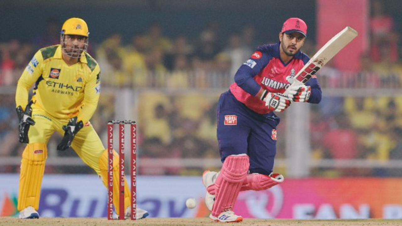 Right from the outset, Rana took charge, making the most of the powerplay with his fearless stroke play. His intent was clear as he effortlessly dispatched CSK’s bowlers to all corners of the ground. With exquisite timing and powerful shot selection, he dominated both pacers and spinners, racing to his half-century in just 24 balls.