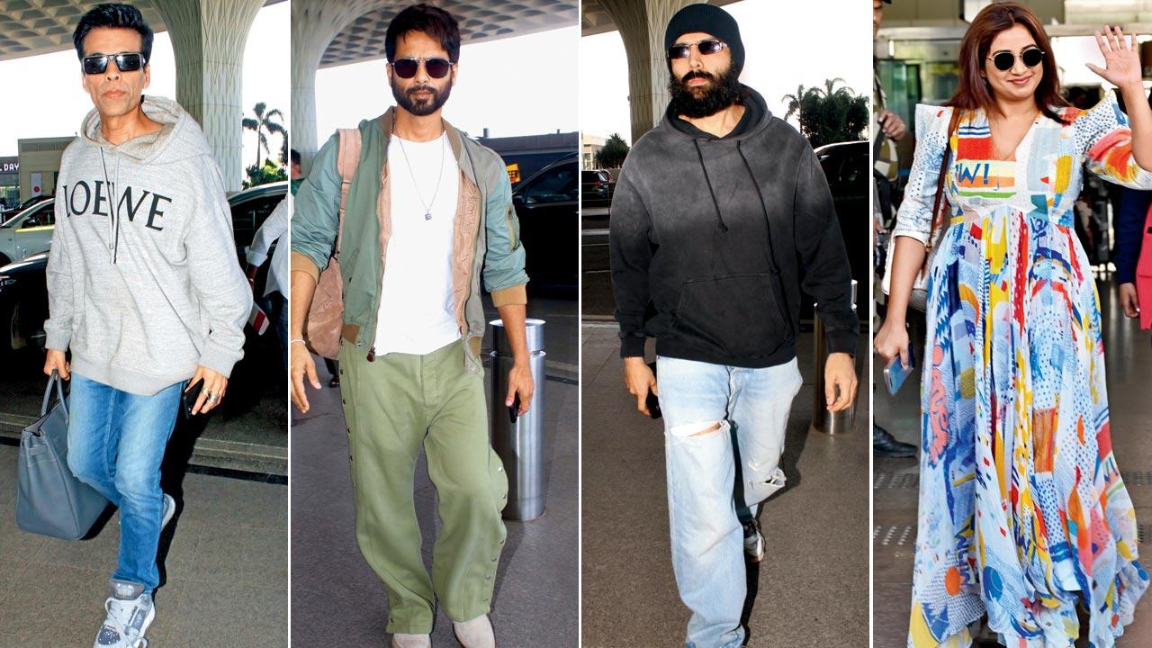 Karan Johar; Shahid Kapoor; Kartik Aaryan and Shreya Ghoshal