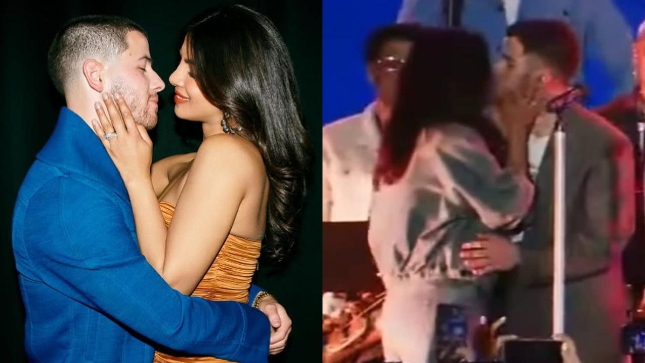 Priyanka Chopra locks lips with Nick Jonas at New Jersey Hall of Fame event