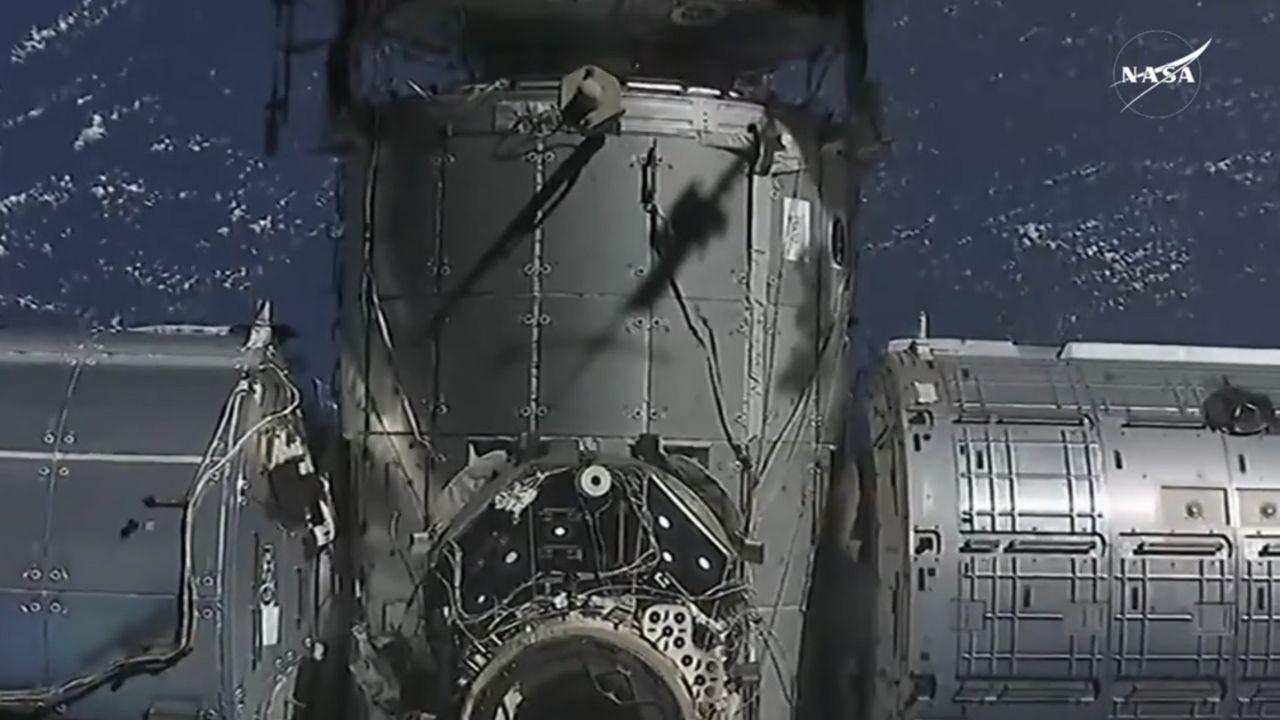Astronauts stranded in space for more than nine months finally headed home after their capsule undocked from the International Space Station