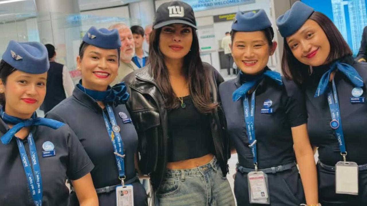 Priyanka Chopra arrives in Odisha to shoot for Rajamouli’s next with Mahesh Babu