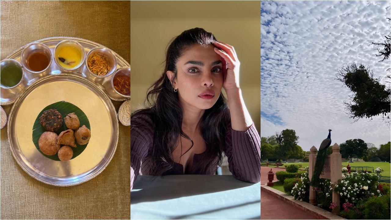 Priyanka Chopra enjoys City Palace architecture in Jaipur, feasts on samosas