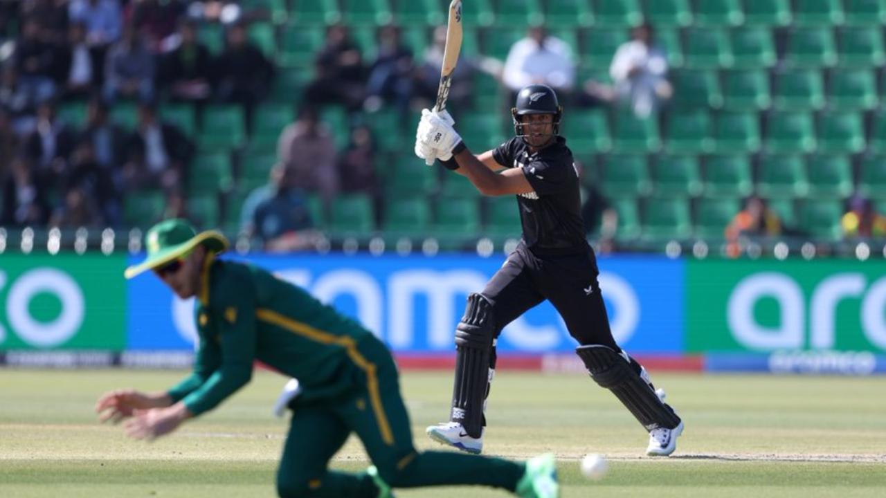 Having faced 101 deliveries, Rachin Ravindra smashed 108 runs. His innings was laced with 13 fours and 1 six
