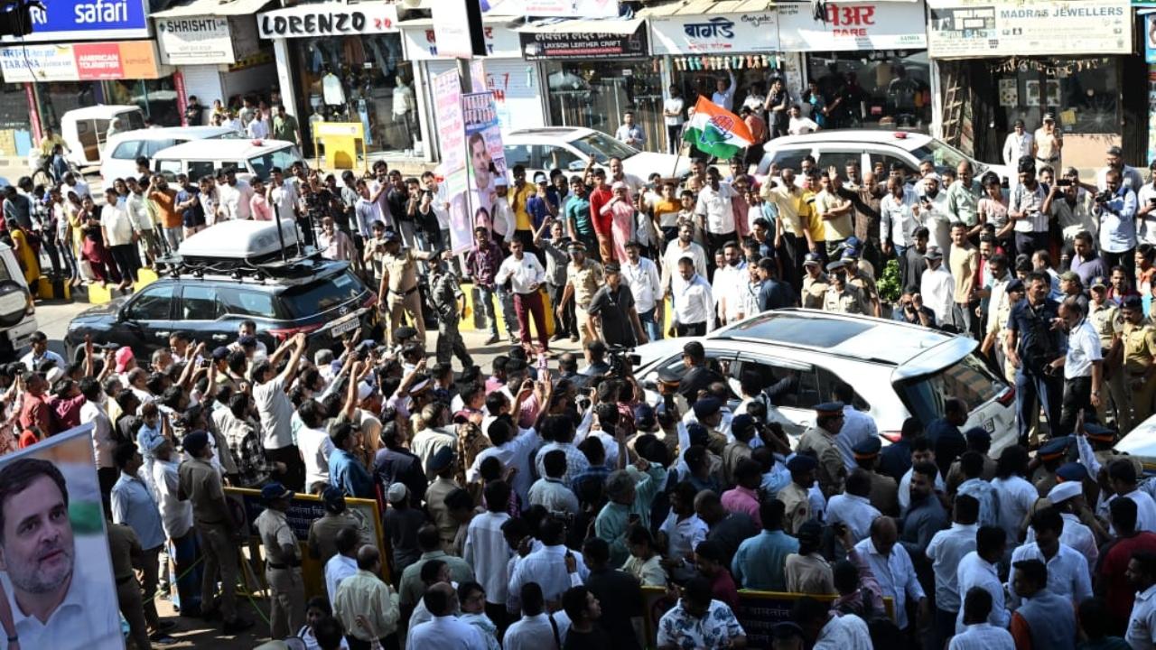 Among the manufacturing units Rahul Gandhi visited Chamar Studio, set up by Sudheer Rajbhar, reported the PTI