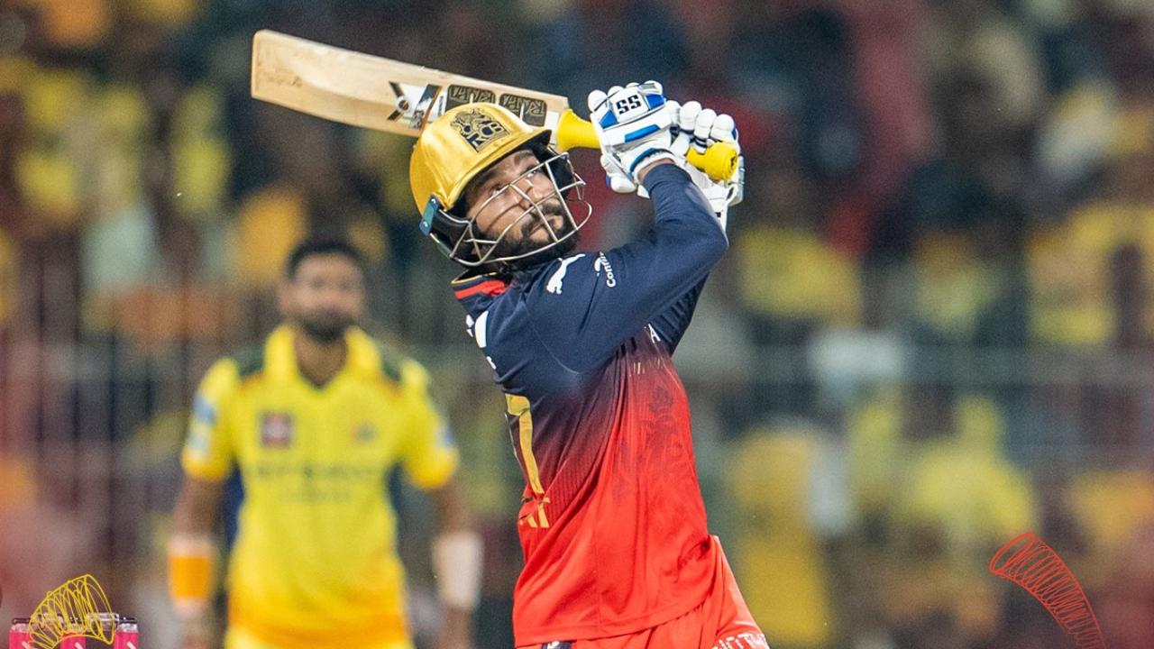 Invited to bat, RCB captain Rajat Patidar top-scored with 51 off 32 deliveries while openers Phil Salt (32 off 16 balls), Virat Kohli (31 off 30 balls) and Tim David (22 not out off 8 balls) were the other notable contributors