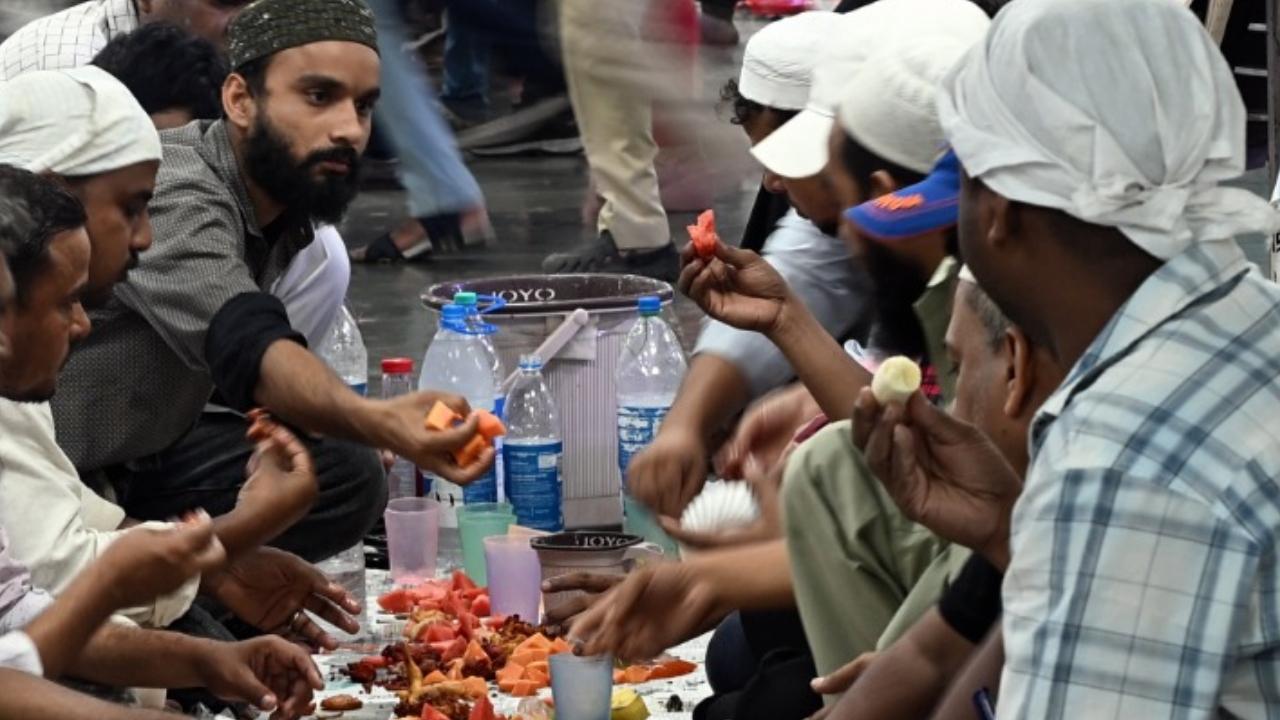 An Iftar is one of the religious observances of Ramzan and is often done jointly, with people gathering to break their fast together