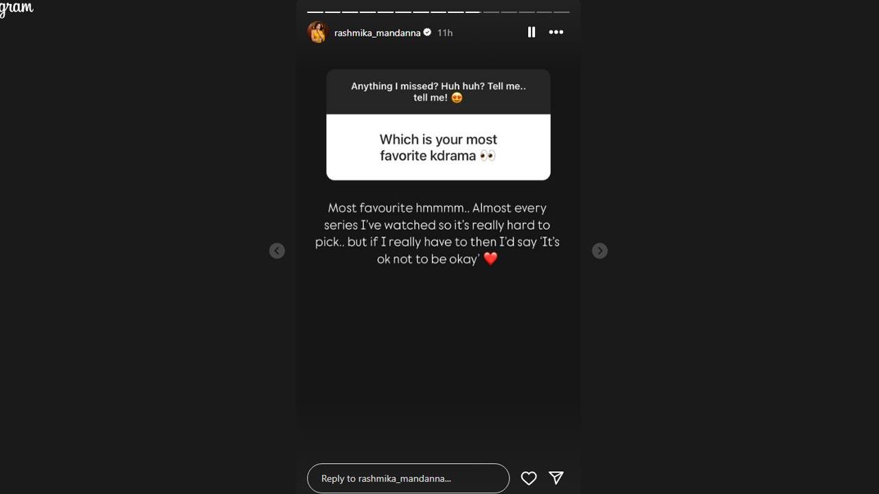 Picture Courtesy/Rashmika Mandanna`s Instagram account