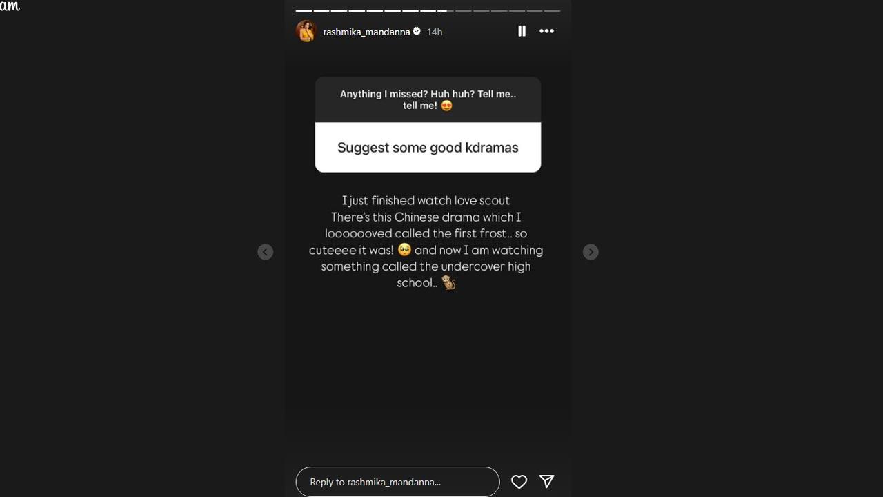 Picture Courtesy/Rashmika Mandanna`s Instagram account