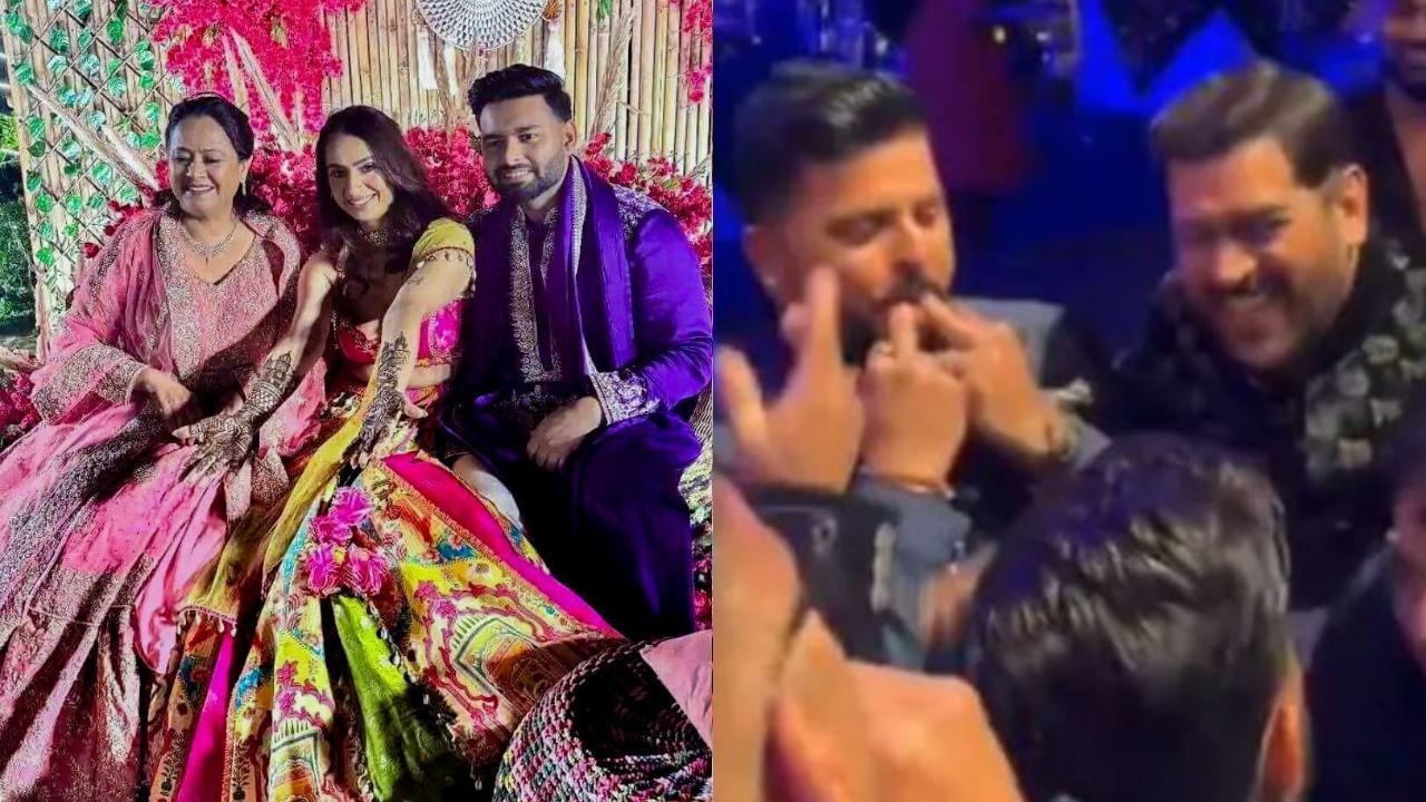 Inside the glitzy wedding of Rishabh Pant`s sister Sakshi; Dhoni, Gambhir attend