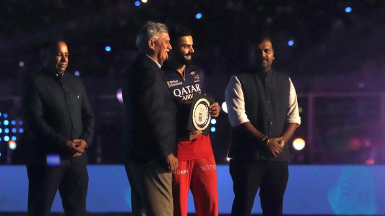 On the occasion of the 18th season, the Board of Control for Cricket in India (BCCI) president Roger Binny presented the memento to the person with jersey number 18, Virat Kohli
 