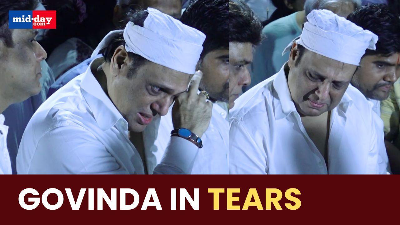 Govinda Pays Final Respects at the Funeral of His Former Secretary Shashi Prabhu