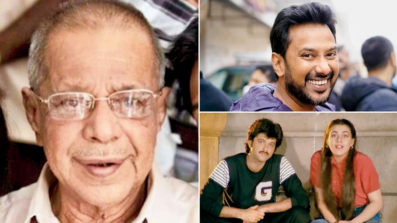 Anil Ganguly; Vijay Ganguly; Anil Kapoor and Amrita Singh in Saaheb