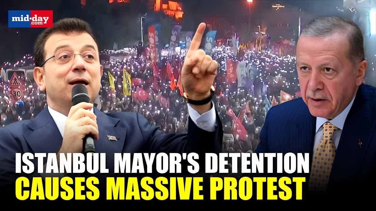 Massive protests break out across Turkey after arrest of Istanbul Mayor Imamoglu