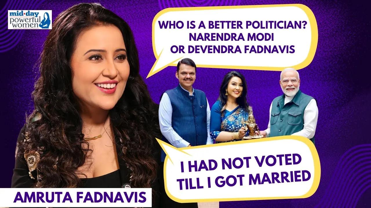 Amruta Fadnavis on marriage, motherhood, music, trolls | Mid-day Powerful Women 