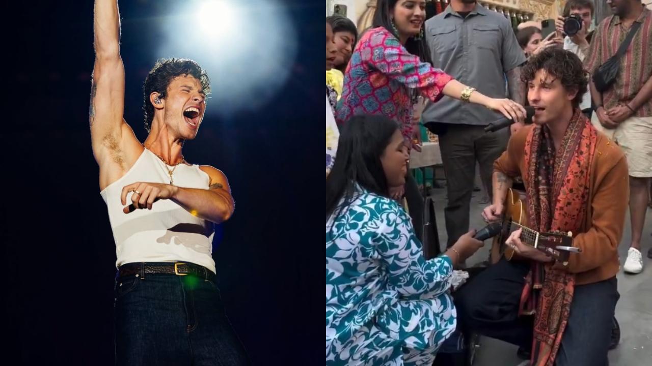 A viral video shows Grammy-nominated, multi-platinum singer Shawn Mendes strumming his guitar while fans join in to sing his iconic song Senorita on the streets of Mumbai. Read more