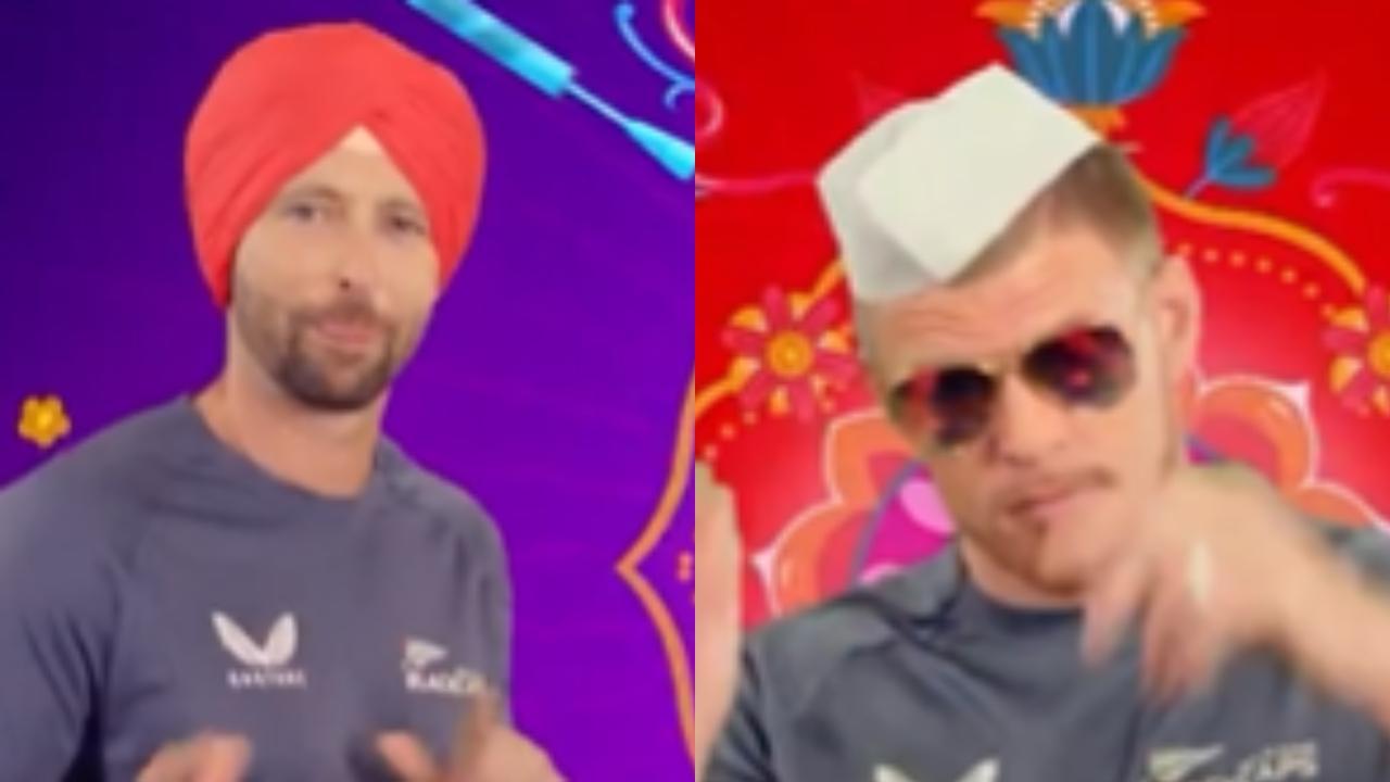 Conway busts a bhangra move, Phillips rocks new look as Holi gets a Kiwi twist: WATCH