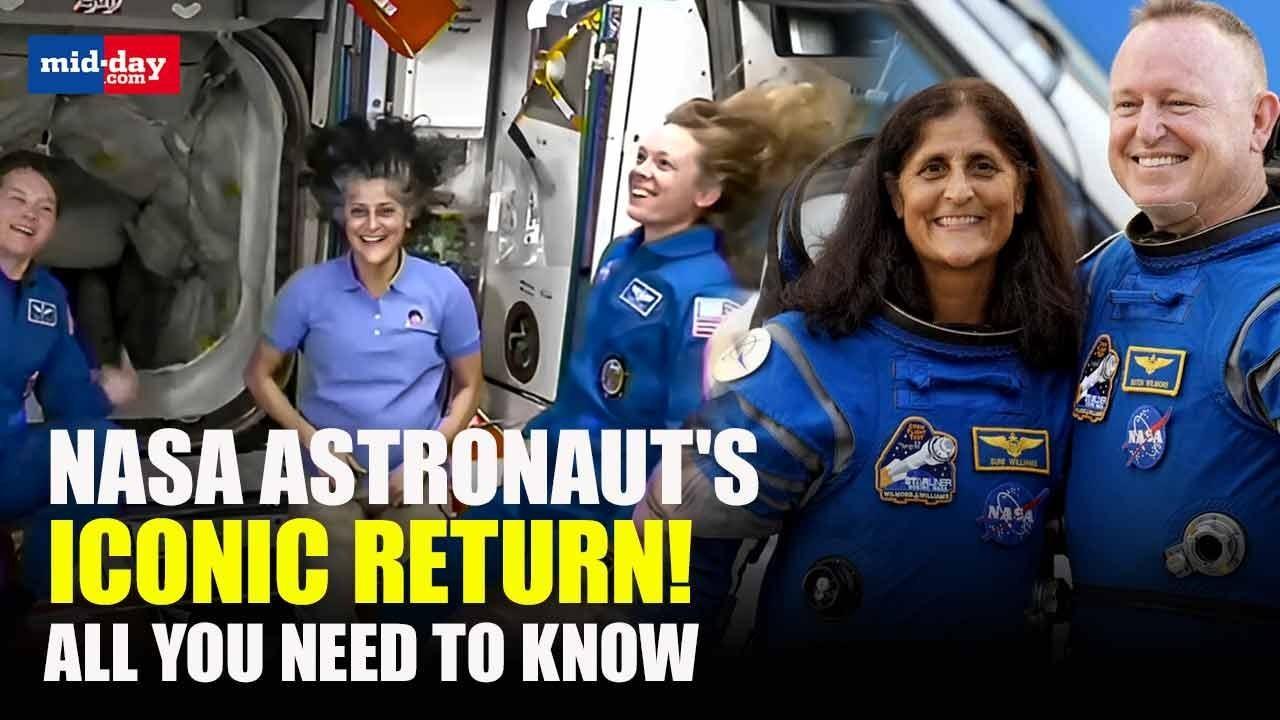 NASA astronauts return to earth, Welcomed by dolphins, People celebrate