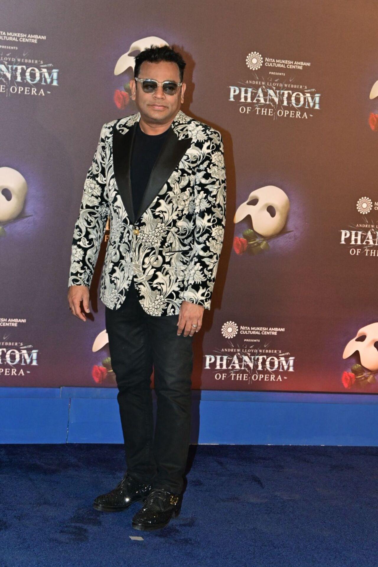Also in attendance was the Mozart of Madras - AR Rahman. 