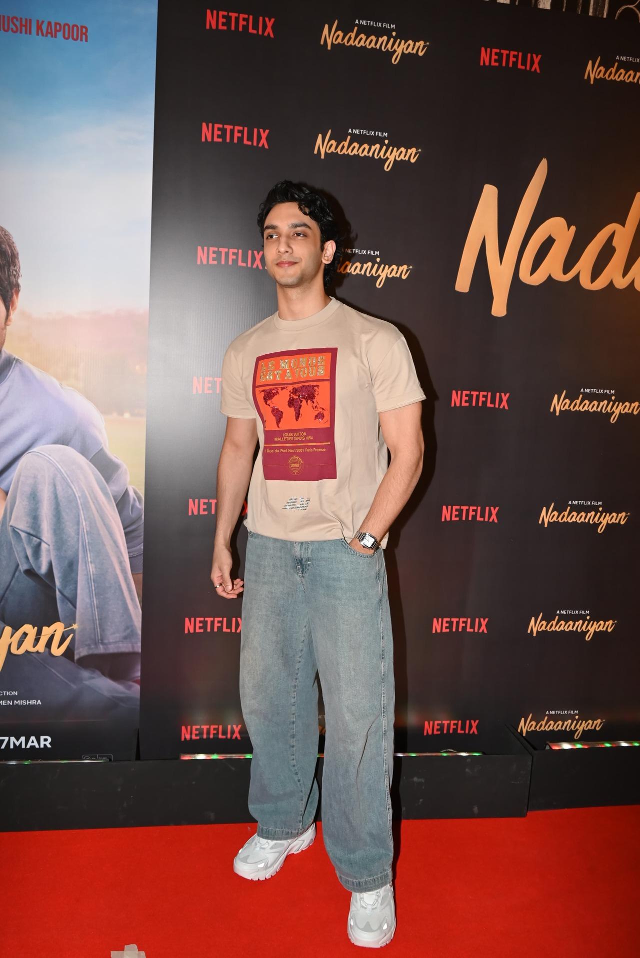 Khushi's rumoured boyfriend Vedang Raina also attended the show.