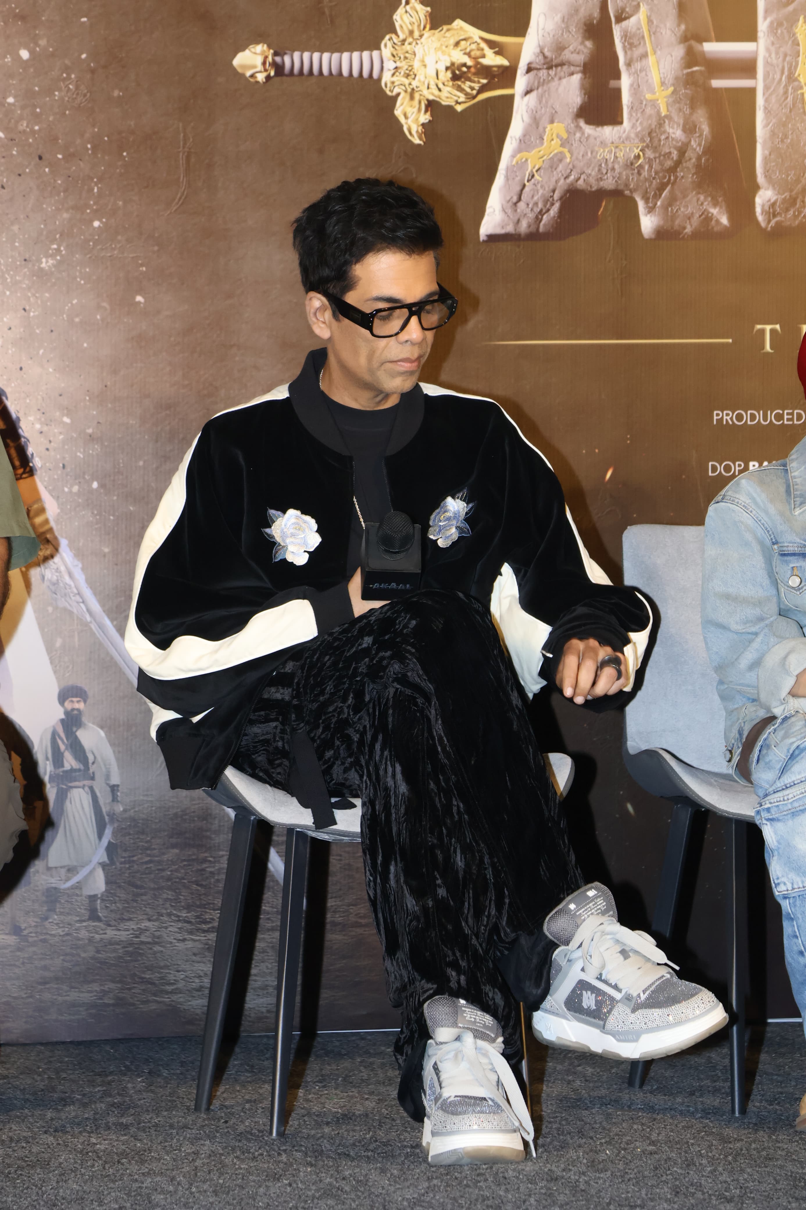 Karan Johar looked uber cool in an all-black outfit as he attended an event in the city