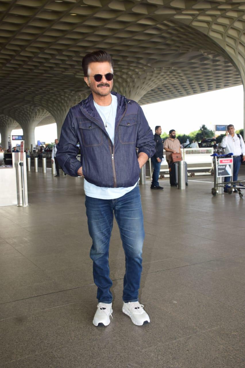 Anil Kapoor looked smart as he was snapped at Mumbai airport