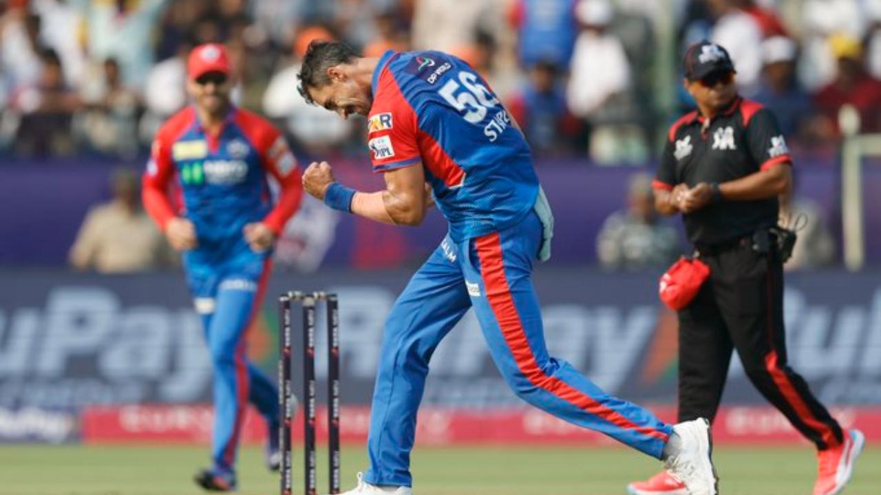 Kishan tried to cut a pacy delivery but offered a simple catch to Tristan Stubbs at deep backward point, while Nitish's pull off an off-cutter ended in the hands of Axar Patel at mid-on.