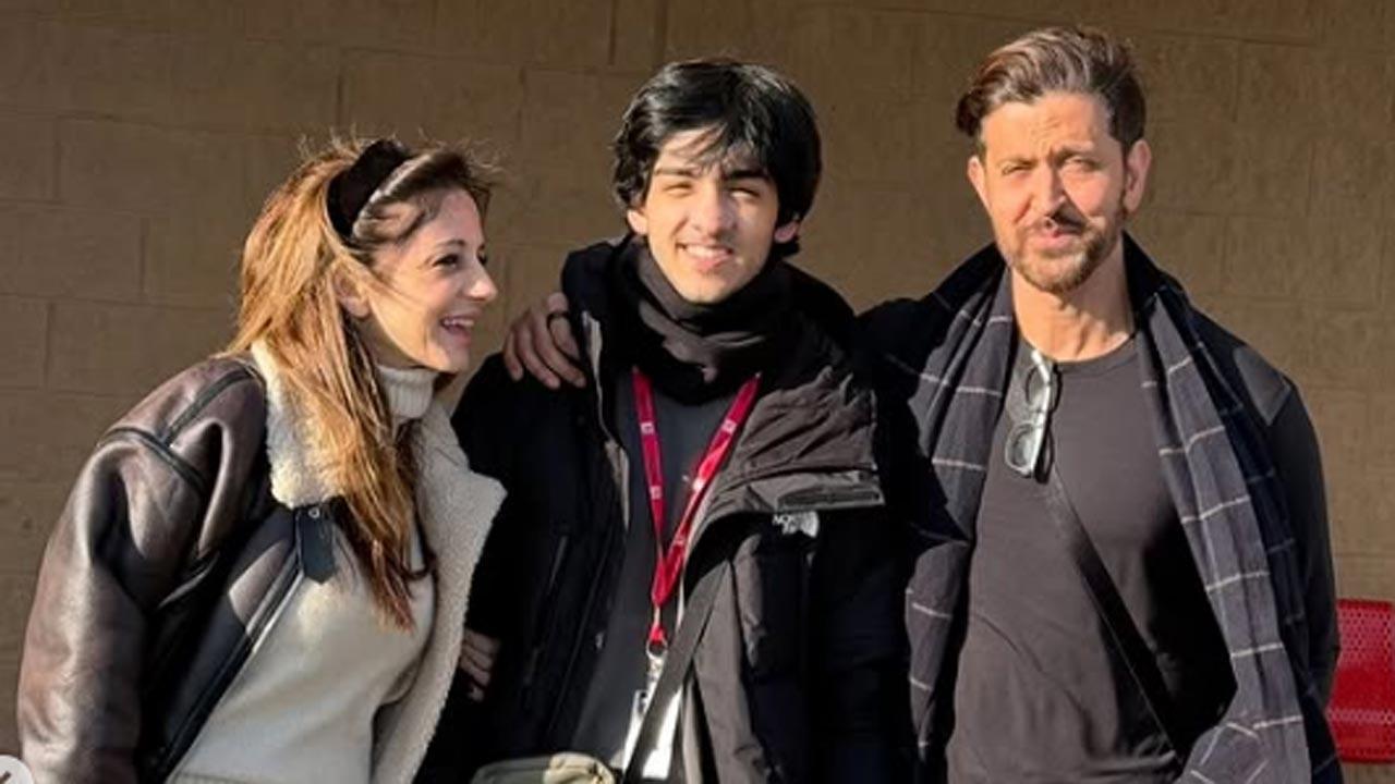 Sussanne wishes son Hrehaan’s Birthday with a photo featuring Hrithik Roshan